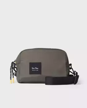 Женская сумка через плечо из мягкой ткани на молнии Toni Pons, цвет Kaki