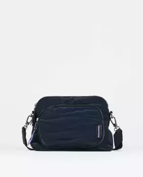 Женская сумка через плечо из прорезиненного нейлона темно-синего цвета PACOMARTINEZ
