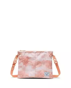 Женская сумка через плечо из разноцветной ткани на молнии Herschel, мультиколор