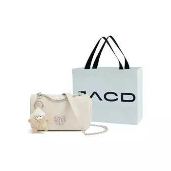 Женская сумка через плечо Jacd, Абрикосовая зола