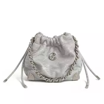 Женская сумка через плечо Jacd, Фантомное серебро