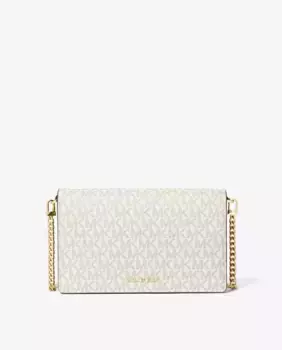 Женская сумка через плечо Jet Set с логотипом Michael Michael Kors, цвет Crudo