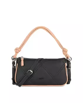 Женская сумка через плечо Kassel с 2 съемными ручками черного цвета SKPAT, черный