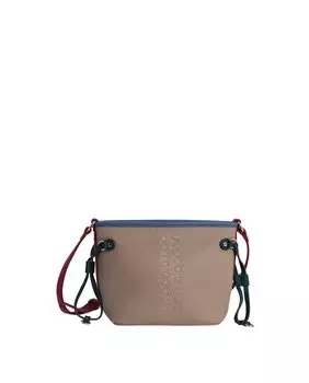 Женская сумка через плечо коричного бежевого цвета на молнии Don Algodn, бежевый