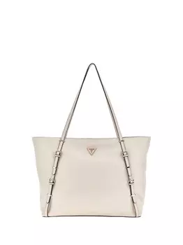 Женская сумка через плечо кремового цвета Guess