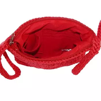 Женская сумка через плечо крючком CTM, цвет Teal