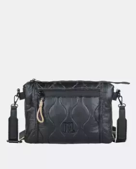 Женская сумка через плечо Lack черного цвета Devota & Lomba