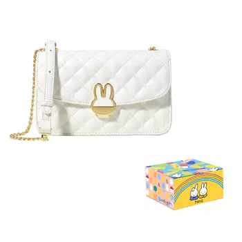 Женская сумка через плечо Miffy, От белого