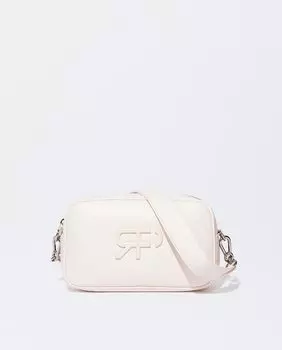 Женская сумка через плечо на гладкой молнии цвета экрю Parfois