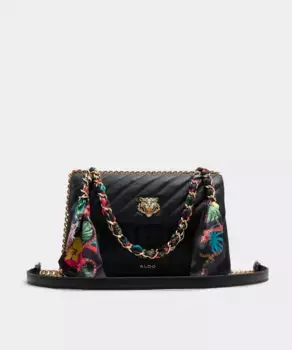 Женская сумка через плечо на магнитной застежке Aldo, черный