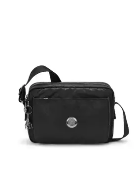 Женская сумка через плечо на молнии черного цвета Kipling, черный