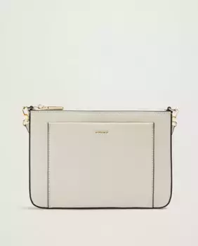 Женская сумка через плечо на молнии и с несколькими отделениями, однотонная Parfois, цвет Crudo