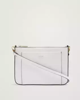 Женская сумка через плечо на молнии и с несколькими отделениями, однотонная Parfois, белый