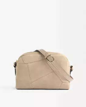 Женская сумка через плечо на молнии с геометрическим принтом Parfois, цвет Natural