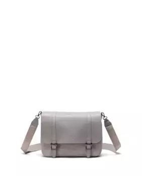 Женская сумка через плечо объемом 3,5 л из ткани в сочетании с бежевой кожей Herschel, розовый