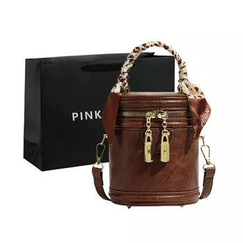 Женская сумка через плечо Pink·Land, Черный + черная сумка для сладостей.