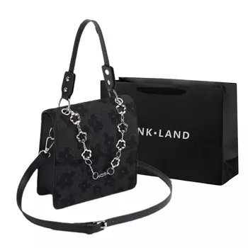 Женская сумка через плечо Pink·Land, Черный + черная сумка для сладостей.