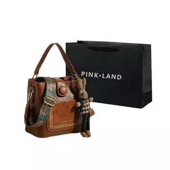 Женская сумка через плечо Pink·Land, Зеленый