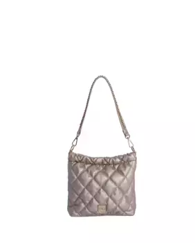 Женская сумка через плечо Pisa золотистого цвета на молнии Don Algodn