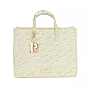 Женская сумка через плечо Plein Sport из полиамида, белый