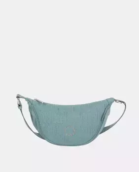 Женская сумка через плечо-пояс Curve бирюзового цвета Devota & Lomba