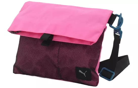 Женская сумка через плечо Puma, Dark Pink Nubuck