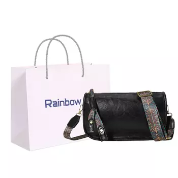 Женская сумка через плечо Rainbow Girl, Черный