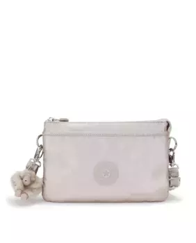 Женская сумка через плечо Riri с выдвижным ремешком в золотом цвете Kipling