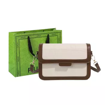 Женская сумка через плечо Ruipai, Темно коричневый