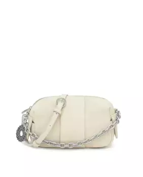 Женская сумка через плечо с фиксированной ручкой через плечо и регулируемой съемной ручкой через плечо Tous, бежевый