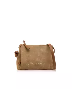 Женская сумка через плечо с гравировкой и застежкой-молнией Mariamare, коричневый