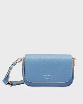 Женская сумка через плечо с клапаном Emporio Armani, индиго