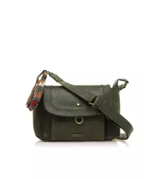 Женская сумка через плечо с клапаном и деталями в стиле бохо Mustang, зеленый