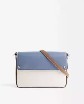 Женская сумка через плечо с клапаном и магнитной застежкой, однотонная Parfois, синий