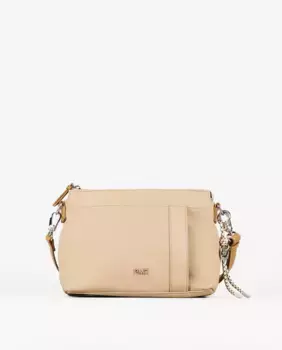 Женская сумка через плечо с комбинацией из верблюжьего нейлона PACOMARTINEZ, коричневый