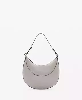 Женская сумка через плечо с короткой ручкой MANGO, бежевый