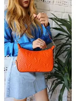 Женская сумка через плечо с кожаным рисунком Madamra