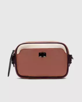 Женская сумка через плечо с логотипом и молнией Hispanitas, цвет Granate