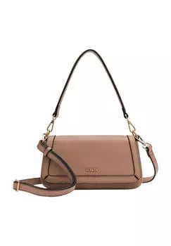 Женская сумка через плечо с магнитной застежкой и эмблемой L.CREDI, цвет Blush