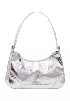 Женская сумка через плечо с металлической молнией TOM TAILOR, цвет Metallic Silver