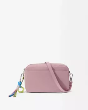 Женская сумка через плечо с несколькими отделениями и гладкой застежкой-молнией с подвеской Parfois, розовый