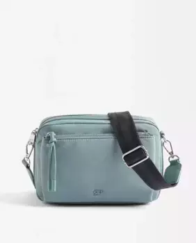 Женская сумка через плечо с несколькими отделениями и простой застежкой-молнией Parfois, голубой