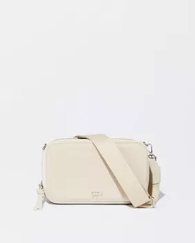 Женская сумка через плечо с несколькими отделениями и застежкой-молнией белого цвета Parfois, белый