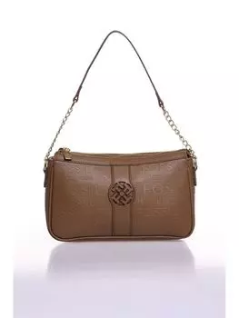 Женская сумка через плечо с рисунком под кожу Fossil