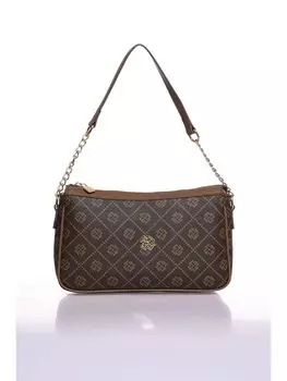 Женская сумка через плечо с рисунком под кожу Fossil