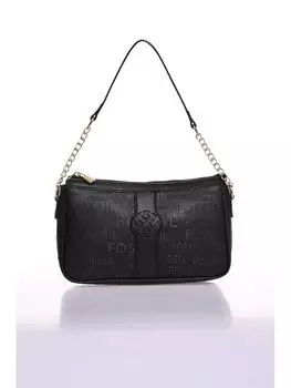 Женская сумка через плечо с рисунком под кожу Fossil