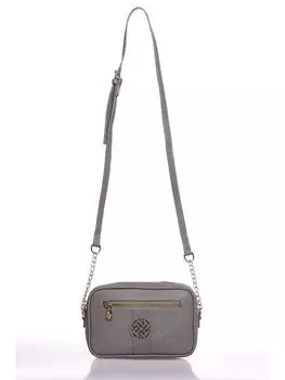 Женская сумка через плечо с рисунком под кожу Fossil