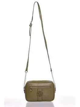 Женская сумка через плечо с рисунком под кожу Fossil