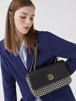 Женская сумка через плечо с узором Crowbar Southblue