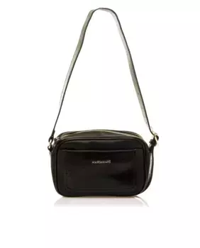 Женская сумка через плечо с золотой отделкой Mariamare, черный